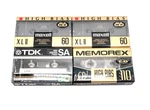 Lot Of 4 Brand New Vintage Memorex Maxell Tkd Blank Cassette Tapes. Fixed Price $19.95.