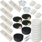 42 Pcs Aquarium Media Kits Replacement For Fluval FX4 / FX5 FX6 Canister Filte. Fixed Price $171.28.