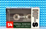 Sony Hf 54 1989 Type I Blank Cassette Tape (1) (sealed). Fixed Price $26.09.