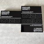Lot 3 Maxell Professional Industrial Communicator Series C120 Cassette Tapes New. Fixed Price $18.00.