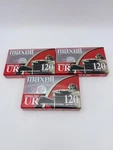 New Lot Of 3 Maxell Audio Cassette Normal Bias Ur 120 Minutes Factory Sealed. Fixed Price $15.00.