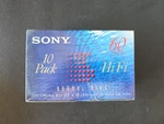 Sony Blank Cassettes Hf 60 Minute Audio Tapes 10 Pack Brand New Sealed. Fixed Price $17.95.