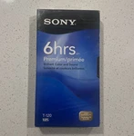 Sony Blank Vhs Tapes T-120-VR Premium Grade Pack New Factory Sealed. Fixed Price $9.99.