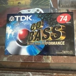 Tdk BAS-74 Cd Bass Iec Type Audio Casette Tape New Sealed. Fixed Price $5.00.