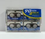 Panasonic Min Pack Microcassette Tapes RT-904MCW Vintage New MC90 Sealed. Fixed Price $12.99.