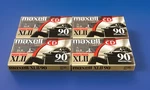Maxell 4-PACK Xlii 90 High Bias Blank Audio Cassette Tapes Brand New Lot Of. Fixed Price $29.99.