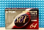 Tdk Sr-x 64 1992 Japan Type Ii Blank Cassette Tape (1) (sealed). Fixed Price $36.89.
