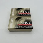 2 Maxell TC-30 Vhs-c Premium High Grade Hgx-gold Camcorder Video Tape Free Ship. Fixed Price $10.00.