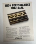 Ampex - Gmii Cassette Tape Print Ad High Performance Of The Stars. Fixed Price $11.99.