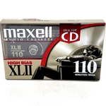 New Sealed Audio Cassette Maxell Xlii 110 Minute High Bias Ideal For Cd. Fixed Price $7.99.