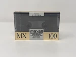 Vintage Maxell Mx 100 Type Iv Metal Cassette Tape - New & Sealed!. Fixed Price $29.99.