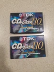Lot Of 2 Cassettes: Tdk Cd Power 110 High Bias Type Ii New / Sealed Japan. Fixed Price $15.00.