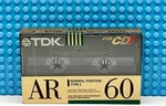 Tdk Ar 60 1990 Japan Type I Blank Cassette Tape (1) (sealed). Fixed Price $30.59.