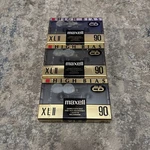 Lot Of 3 Maxell Xlii 90MIN Iec Type High Cassette Tapes Blank Audio Sealed. Fixed Price $19.94.