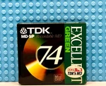 Md Tdk Excellent Green 74 Blank Mini Disc (1) (sealed). Fixed Price $17.99.