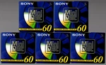 (5) Sony Minidiscs MDW-60A 60MIN New Sealed. Fixed Price $29.95.