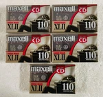 5 Maxell High Bias Xl-ii 110-MINUTE Blank Audio Cassette New Factory Sealed. Fixed Price $59.99.