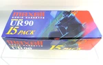 Vintage Box (15 Pack) Maxell Blank Audio Cassettes UR90 Type Normal Bias. Fixed Price $24.99.