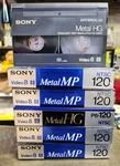 (6) Rare Mins! Sony Video 8 Metal Hg/mp Camcorder Cassette P6-120HG P6-120MP. Fixed Price $129.99.