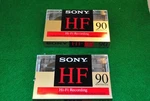 Lot Of 2 Sony 90 Blank Audio Cassette Tapes High Fidelity Normal Bias Sealed. Fixed Price $9.95.