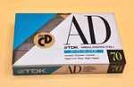 Tdk Ad 70 Blank Audio Cassette Tape (sealed)new!. Fixed Price $17.99.