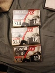 PB1 - Lot Of 3 Maxell Xlii Cassette Tapes 110 Minutes New Sealed Recordable. Fixed Price $18.79.
