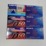 Sealed Blank Cassette Tapes Mixed Lot Of Sony Memorex Tdk 90 Min 60. Fixed Price $16.19.