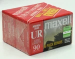 Maxell Ur 90 Audio Cassettes 6 Pack New Sealed Vintage Nos Normal Bias Iec TYPE1. Fixed Price $6.60.