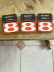 Sony 8 Track Tape Hi Fidelity Stereo Cartridge New Sealed 3 Pcs. Fixed Price $25.00.