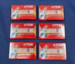 Tdk D90 6 Pack Blank Cassette Tapes For Everyday Recording. Fixed Price $18.99.