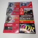 5 Basf + 1 Maxell Fuji Memorex Cassette 90 Minute Type Normal Bias Lot Of 8. Fixed Price $14.47.