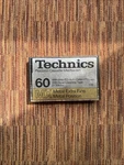 Technics Metal Type Iv 1979 Blank Cassette Tape RT-60MX. Fixed Price $75.00.