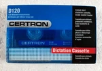 Certron Blank Audio Dictation Recording Cassette Tape D120 Minutes. Fixed Price $11.19.