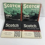 Vintage Scotch 190 7" Reel To Tape 1/4" 1800' With Boxes BB211844. Fixed Price $25.00.
