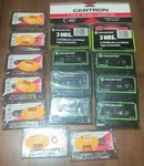 Lot Of 19 C-60-90 Blank Audio Recording Cassette Certron Champion Nos. Fixed Price $22.00.