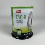 Staples Blank Dvd-r 4.7GB 16X Spindle 100 Pack (12735) New Sealed Media. Fixed Price $19.95.