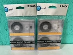 Onn 90 Minute Audio High-output Blank Cassettes Recording Tapes 2 Packs 4 Total. Fixed Price $9.79.