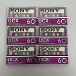 Vintage Sony Ucx 60 Cassette Lot Of Taped New Factory Sealed Made Japan. Fixed Price $119.99.
