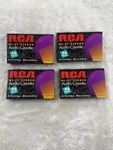 4 Vintage Audio Cassette Rca Hi-fi Stereo RC90, Normal Bias Sealed. Fixed Price $7.00.
