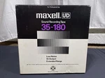 Maxell Sound Recording Tape Model: Ud 35-180 Low Noise Hi-output. Fixed Price $74.99.