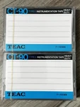Rare Mint Lot Of 2 New Sealed Teac CT-90 Instrumentation Audio Cassette Tapes. Fixed Price $41.14.