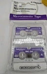 Radio Shack 44-645 MC-90 Microcassette Tape Package Of 2 New Sealed. Fixed Price $9.99.