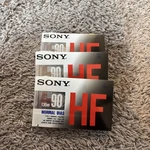 Sony Cassette 90 Minute Tape New Sealed Normal Type 1 Hf Sp Ii Lot Of 3. Fixed Price $9.49.
