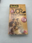 Scotch High Performance Vcr Head Cleaner Videocassette - New Open Seal. Fixed Price $18.99.