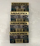 Lot Of 4 Memorex CD2 High Bias Output 110 Audio Type Ii Cassette Tapes New. Fixed Price $19.97.