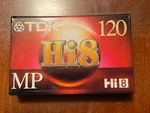 Tdk HI8 Mp 120 Minute Sealed 8MM Media Tape #2528. Fixed Price $14.99.