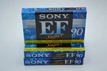 3X Sony Ef Super 90 Normal Position Type Blank Audio Cassette New Sealed Japan. Fixed Price $46.00.