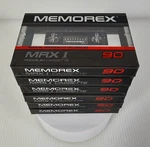 New 6 Memorex Cassette Tapes Mrx 1, 90 Minute Premium Audio Normal Position. Fixed Price $50.92.