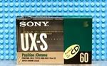 Sony Ux-s 60 1990 Europe Type Ii Blank Cassette Tape (1) (sealed). Fixed Price $30.59.
