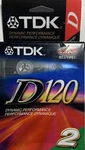 Tdk D120 High Output Blank Audio Cassette Tapes - Pack Sealed. Fixed Price $24.69.